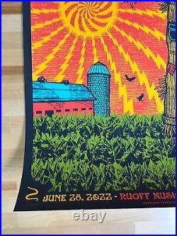 Dead & Company 2022 Status Serigraph poster Noblesville, IN