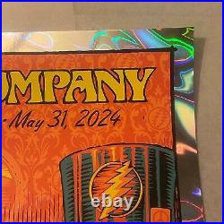 Dead & Company 2024 5/31 Sphere Las Vegas Todd Slater LAVA FOIL VARIANT Poster