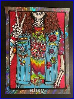 Dead & Company 2024 Matt Leunig poster 6/20 Sphere FOIL Online drop