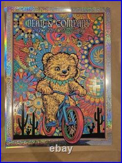 Dead & Company 2025 4/19 Sphere Vegas SPARKLE FOIL Slater X/350 Poster Damage