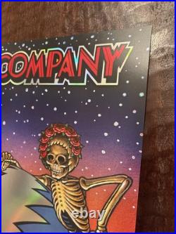 Dead & Company 2025 Residency Sphere FOIL Poster Las Vegas Number 583/2085