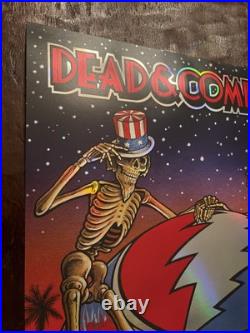 Dead & Company 2025 Residency Sphere FOIL Poster Las Vegas Number 583/2085