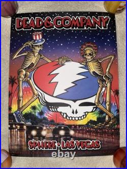 Dead & Company 2025 Sphere Residency Poster Larkins