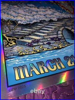 Dead & Company 3/21 2025 Foil Poster Sphere Las Vegas Mike Dubois Artist Proof