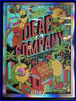 Dead & Company 3/27/2025 FOIL Daily Poster Sphere Las Vegas 24x18