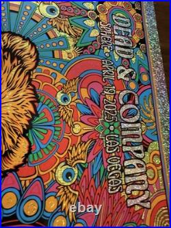 Dead & Company 4/19/1025 Vegas Sphere All Dates Foil. 327/350 Grateful Dead