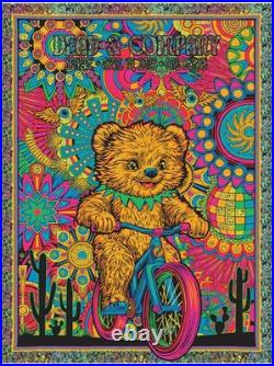Dead & Company 4/19/25 AP, SPHERE 2025 Bicycle Day 4/19 art Todd Slater