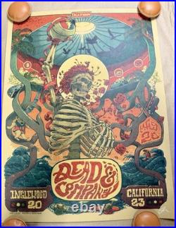 Dead & Company 5/20/23 Kia Forum Inglewood CA Dave Kloc AP KRAFT MANILA Poster