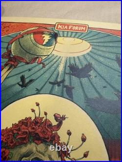 Dead & Company 5/20/23 Kia Forum Inglewood CA Dave Kloc AP KRAFT MANILA Poster