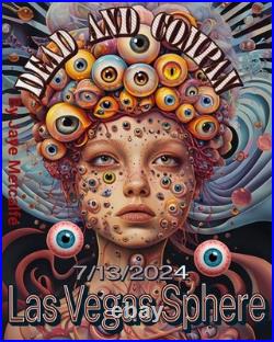 Dead & Company 7/13/2024 Las Vegas Sphere By Jaye Metcalfe Poster Set
