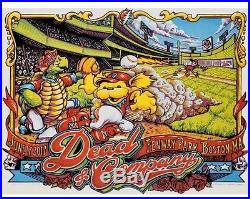 Dead & Company AJ Masthay Fenway Park Poster Signed Limited Numbered 6/17/2017