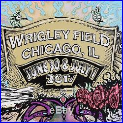 Dead & Company AJ Masthay & Mike DuBois Wrigley Field Chicago Poster Print Phish