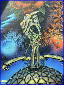 Dead & Company AP GLITTER FOIL Poster Sphere Las Vegas May 10 2025 S/N #/35 and