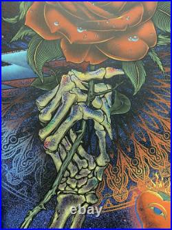 Dead & Company AP GLITTER FOIL Poster Sphere Las Vegas May 10 2025 S/N #/35 and