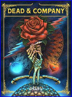 Dead & Company AP GLITTER FOIL Poster Sphere Las Vegas May 10 2025 S/N #/35 and