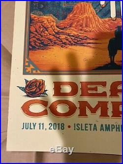 Dead & Company Albuquerque 2018 Poster Mint Condition & Stored Flat