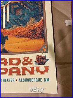 Dead & Company Albuquerque 2018 Poster Mint Condition & Stored Flat