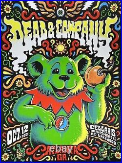 Dead & Company Atlanta GA 2021 SCREEN PRINT ORIGINAL AP POSTER SIGNED S/N #/1700