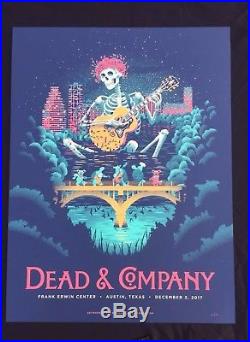 Dead & Company Austin Poster 12/2/17 By Shawn Ryan Bob Weir And John Mayer