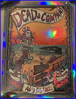 Dead & Company Bethel, NY 2021 Poster Foil Woodstock, Mike Dubois