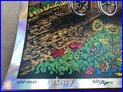 Dead & Company Bethel NY Woodstock 2022 HOLO RAINBOW FOIL SIGNED A/E Poster