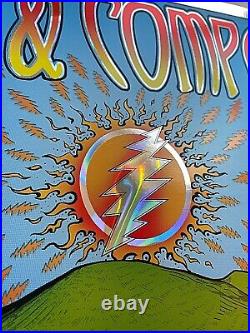 Dead & Company Bethel NY Woodstock 2022 HOLO RAINBOW FOIL SIGNED A/E Poster