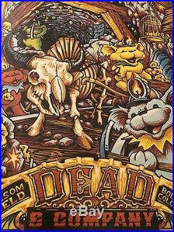 Dead & Company Boulder 17 Poster Night 1 AJ Masthay
