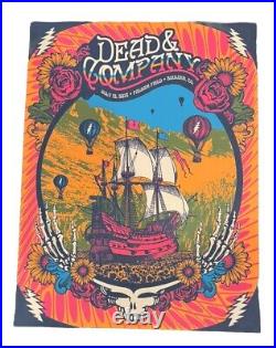 Dead & Company Boulder 2 Poster Set July 13-14 2018 Folsom J Helton xxx/800