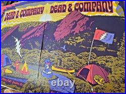 Dead & Company Boulder CO 2022 BOTH NIGHTS AP Poster Night Match #'s S/N #/1000