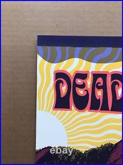 Dead & Company Boulder CO. June 18th 2022 Night 2 Poster Day Glow Variant Mint