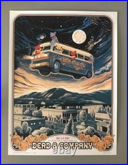 Dead & Company Boulder Colorado 2023 1st Edition Poster Paul Kreizenbeck Mint