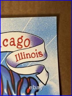 Dead & Company Chicago 2021 Concert Poster James Flames Signed AP Wrigley Field