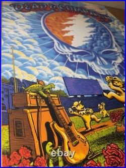 Dead & Company Chicago 2021 Concert Poster James Flames Signed AP Wrigley Field