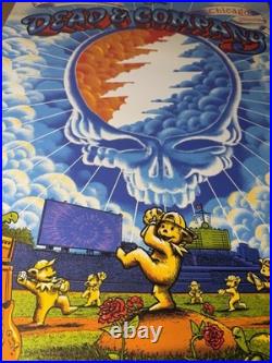 Dead & Company Chicago 2021 Concert Poster James Flames Signed AP Wrigley Field
