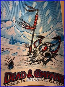Dead & Company Denver 2015 Co-Uncut Poster Signed AE 5/60 Rare