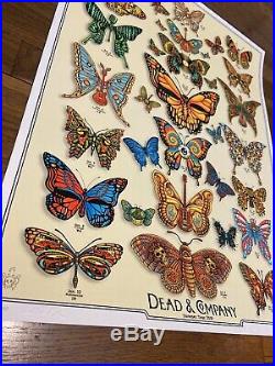 Dead & Company EMEK Poster Butterflies AE #/200 Signed & Doodled Mint Sold Out