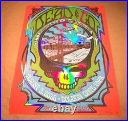 Dead & Company FOIL Poster Golden Gate Park GD60 San Fran 2025 Moreno Weir