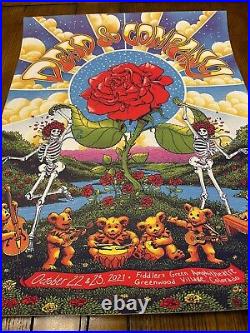 Dead Company? Fiddlers Green 10/22-23/21 Print Poster James Flames