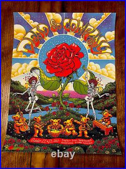 Dead Company? Fiddlers Green 10/22-23/21 Print Poster James Flames