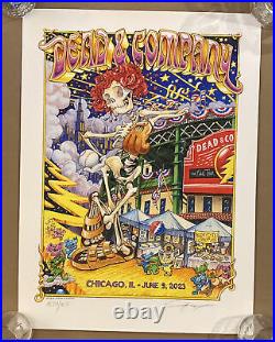 Dead & Company Final Tour Posters Wrigley Chicago Masthay AE S/N Grateful Mayer