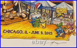 Dead & Company Final Tour Posters Wrigley Chicago Masthay AE S/N Grateful Mayer