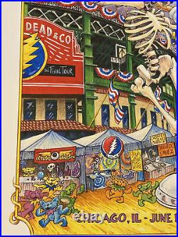 Dead & Company Final Tour Posters Wrigley Chicago Masthay AE S/N Grateful Mayer