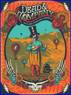 Dead & Company Folsom Field Boulder Colorado July 14th 2018 N2 Poster Mint Low #