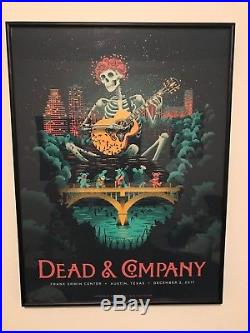 Dead & Company Frank Erwin Center Austin Texas 12/2/2017 Poster Signed 848/850