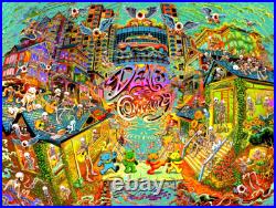 Dead & Company GALAXY FOIL Poster Sphere Las Vegas May 16 2025 #/335 Miles Tsang