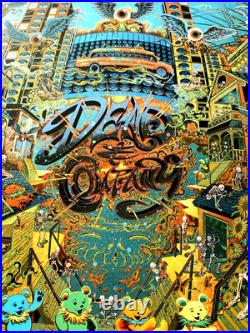 Dead & Company GALAXY FOIL Poster Sphere Las Vegas May 16 2025 #/335 Miles Tsang