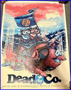 Dead & Company GIG Poster 6.22.2022 Cincinnati, OH APs In Hand /1100