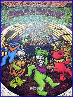 Dead & Company Halloween 2021 Hollywood Bowl Los Angeles CA Marq Spusta Poster