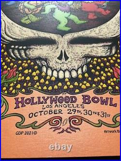 Dead & Company Halloween 2021 Hollywood Bowl Los Angeles CA Marq Spusta Poster