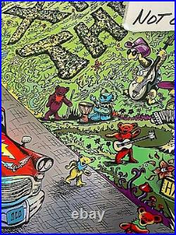 Dead & Company Hartford CT 2021 Foil SIGNED A/E Screen Print Poster and